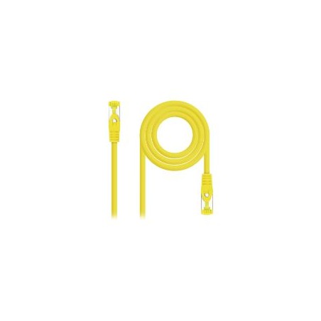 Latiguillo Nanocable Cat6a 25cm Amaril(10.20.1900-L25Y)