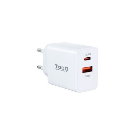 Cargador de Pared TooQ 18W/20W USB-A/C (TQWC-2SC04WT)