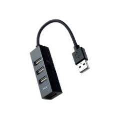Hub Nanocable USB-A 2.0 a 4USB-A 2.0 Negro (10.16.4404)
