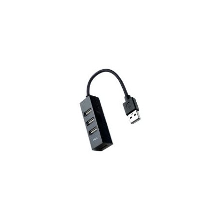 Hub Nanocable USB-A 2.0 a 4USB-A 2.0 Negro (10.16.4404)