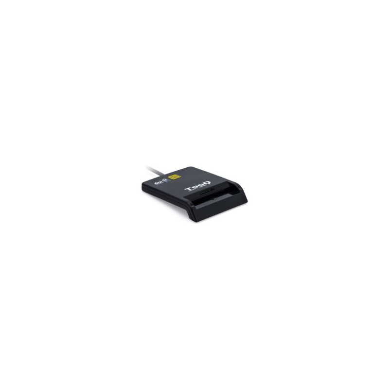 Lector Tarjetas TooQ DNIe USB-C 2.0 Negro (TQR-211B)