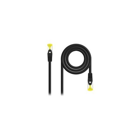 Latiguillo Nanocable Cat6a 25cm Negro(10.20.1900-L25BK)