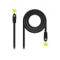 Latiguillo Nanocable Cat6a 25cm Negro(10.20.1900-L25BK)