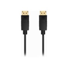 Cable AISENS DP 1.2/M a DP 1.2/M 0.5m Negro (A124-0737)