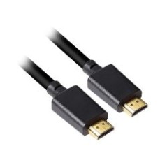 Cable Club 3D HDMI-A M a HDMi-A/M 2m Negro (CAC-1372)