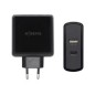 Cargador Pared AISENS 57W 2xUSB Negro (ASCH-2PD45A-BK)