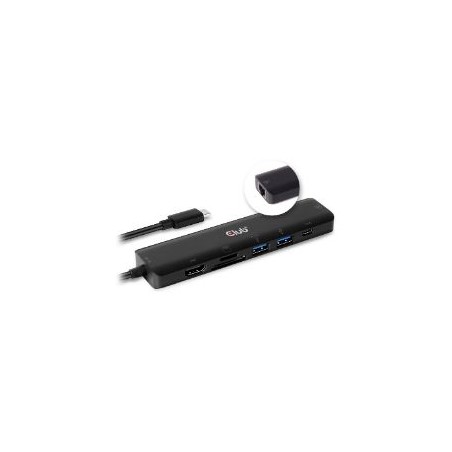 Docking Club 3D USB-C a USB-A/C/HDMI/RJ45 (CSV-1592)