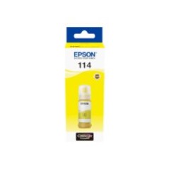 Botella de Tinta Epson 114 Amarillo 70ml (C13T07B440)