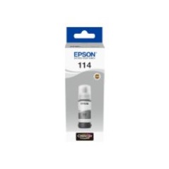 Botella Tinta Epson EcoTank 114 Gris 70ml (C13T07B540)