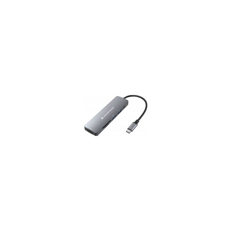 Docking CONCEPTRONIC USB-C 6en1 PD 60W (DONN11G) Docking CONCEPTRONIC USB-C 6en1 PD 60W (DONN11G)