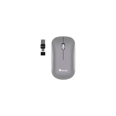 Ratón NGS Óptico Bluetooth 5.1 2400dpi Gris (SNOOP-RB)