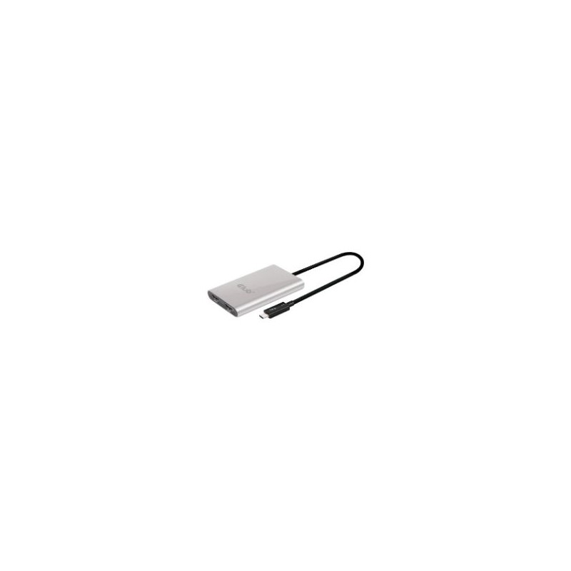 Adaptador Club 3D Thunderbolt 3 a 2xHDMI (CSV-1574) Adaptador Club 3D Thunderbolt 3 a 2xHDMI (CSV-1574)