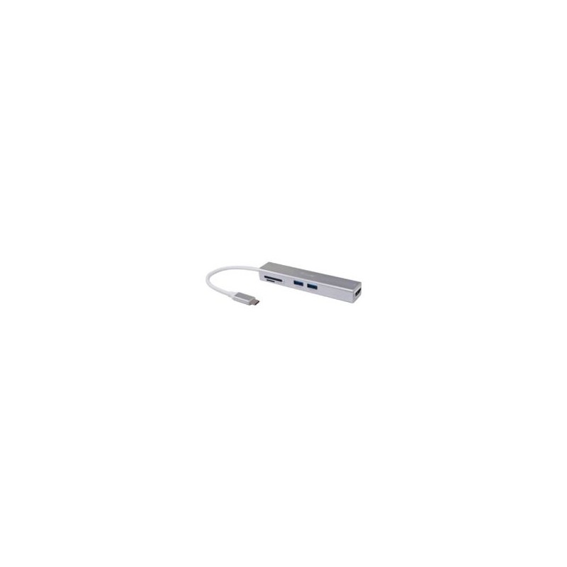 Adaptador EQUIP USB-C a HDMI/USB-A/Lector (EQ133480) Adaptador EQUIP USB-C a HDMI/USB-A/Lector (EQ133480)