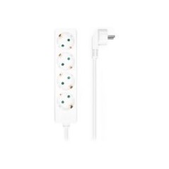 Regleta AISENS 4xSchuko Cable 1.4m Blanca (A154-0533)