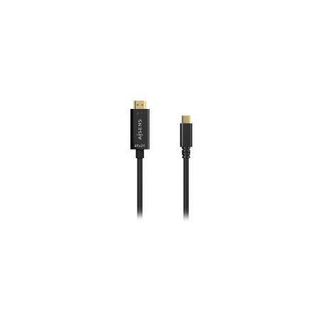 Adaptador AISENS USB-C/M HDMI/M 1.8m Negro (A109-0624)
