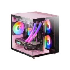 Caja Mars Gaming Custom mATX Mini-ITX Rosa (MCVIEWP)