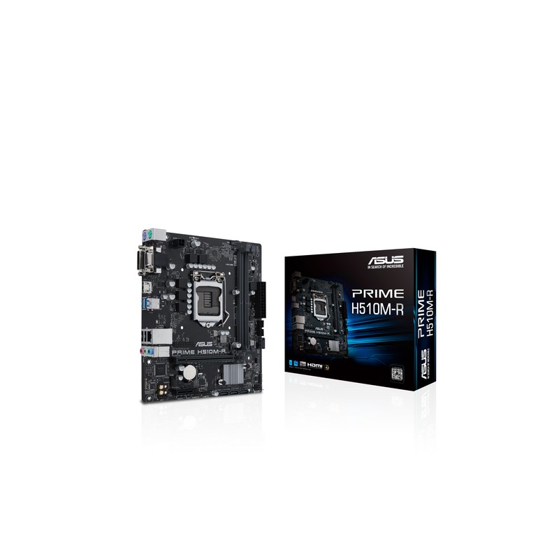 ASUS PRIME H510M-R-SI: (1200) 2DDR4 VGA HDMI DVI mATX