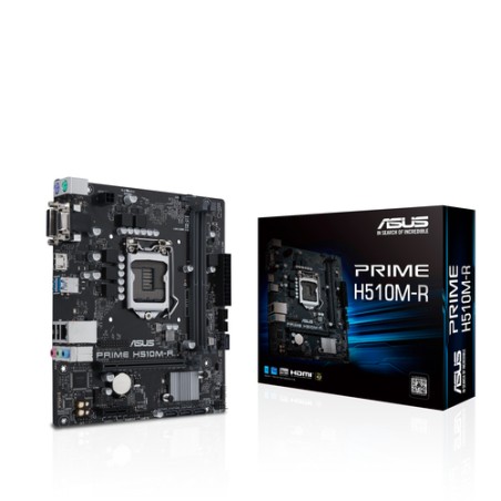 ASUS PRIME H510M-R-SI: (1200) 2DDR4 VGA HDMI DVI mATX