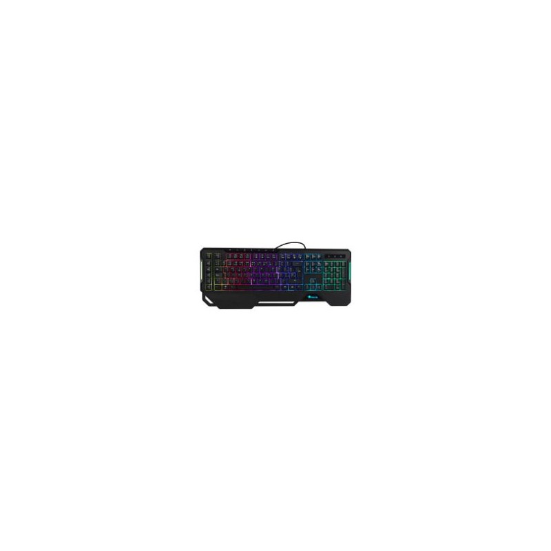 Teclado Gaming NGS RGB Multimedia USB Negro (GKX-450)