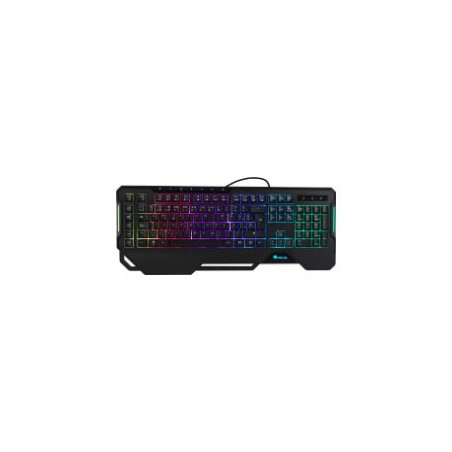 Teclado Gaming NGS RGB Multimedia USB Negro (GKX-450)