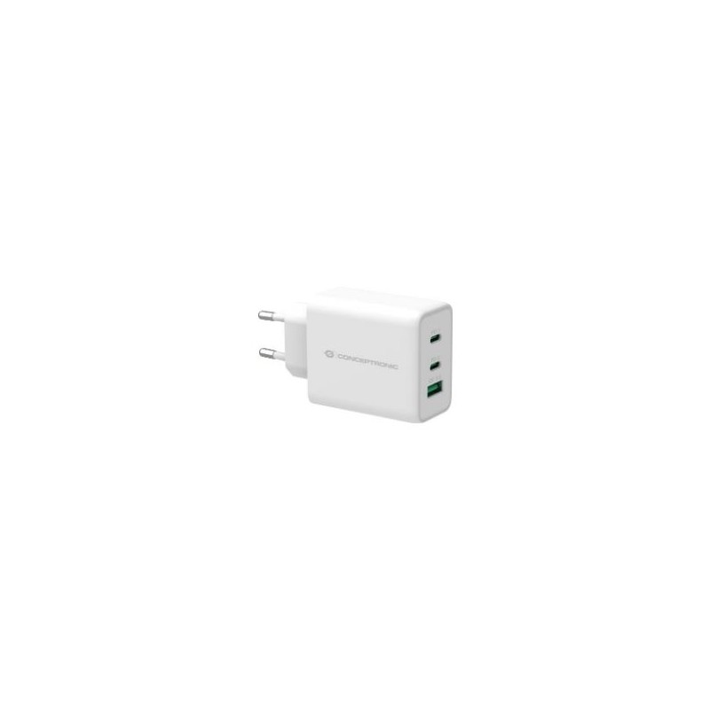 Cargador Pared CONCEPTRONIC 2Usb-C 1Usb-A (ALTHEA12W)
