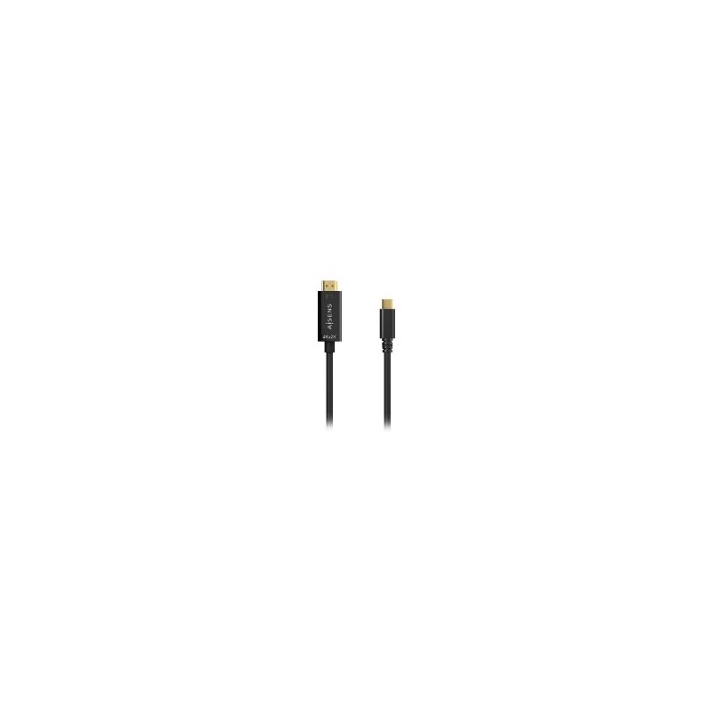 Adaptador AISENS USB-C/M-HDMI/M 0.8m Negro (A109-0623) Adaptador AISENS USB-C/M-HDMI/M 0.8m Negro (A109-0623)