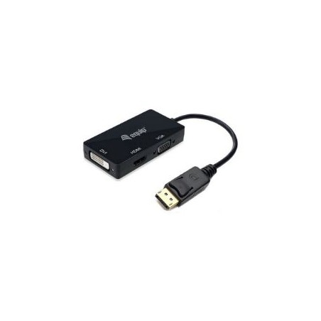 Cable EQUIP DP/M a VGA/HDMI/DVI/H 24cm Negro (EQ133441)