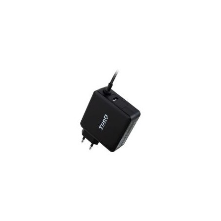 Cargador TooQ 65W USB-C PD 3.0 Negro (TQLC-USBC65PD)