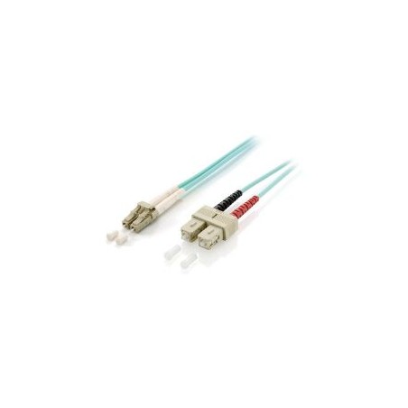 Fibra Óptica EQUIP SC/M a SC/M 10m Turquesa (EQ255316)