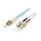 Fibra Óptica EQUIP SC/M a SC/M 10m Turquesa (EQ255316)