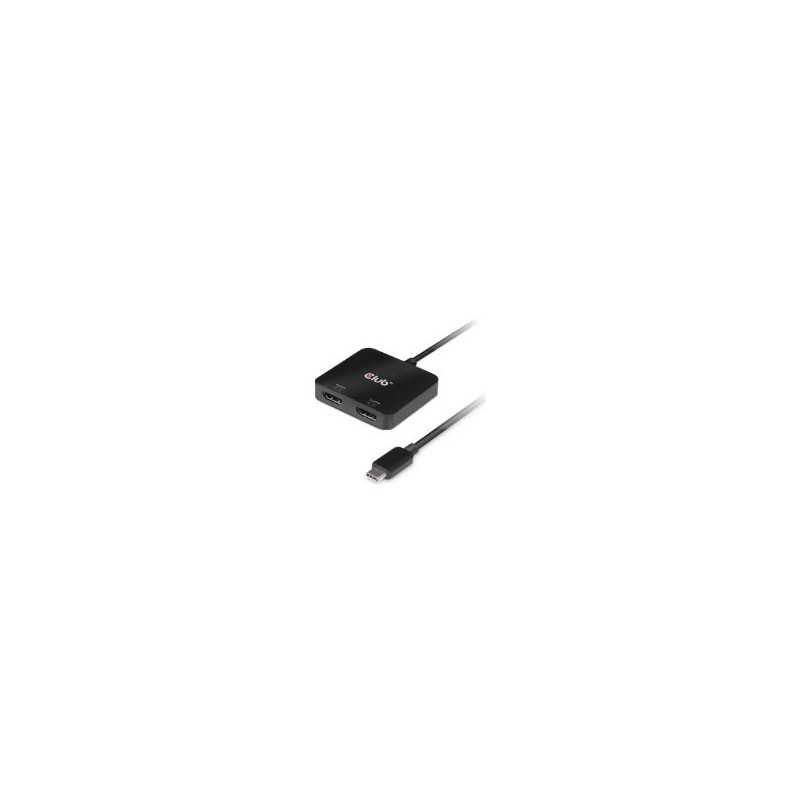 Adaptador Club 3D USB-C/M a 2xHDMI/H Negro (CSV-1556) Adaptador Club 3D USB-C/M a 2xHDMI/H Negro (CSV-1556)
