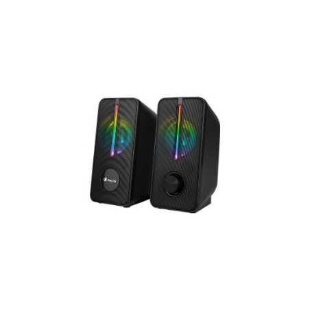 Altavoces Gaming NGS RGB 12W 3.5mm Negros (GSX-150)