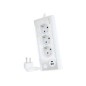 Regleta Nanocable 3xSchuko 2xUSB Blanca (10.37.0013-W)