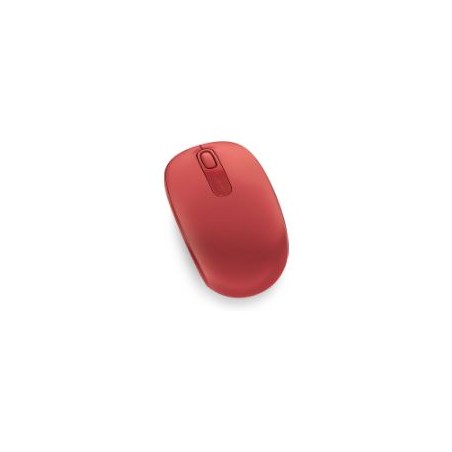 Ratón Microsoft 1850 Wireless 2.4GHz Rojo (U7Z-00034)