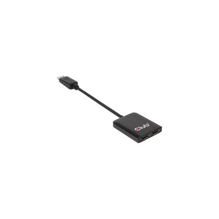 Hub MST Club 3D DisplayPort 1.2 Dual Negro (CSV-6200)