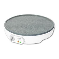 Crepera CECOTEC Fun Crepestone 1000W Blanc/Gris (08009)