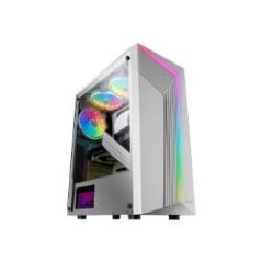 Caja Mars Gaming ARGB ATX mATX Mini-ITX Blanca (MCX7W)