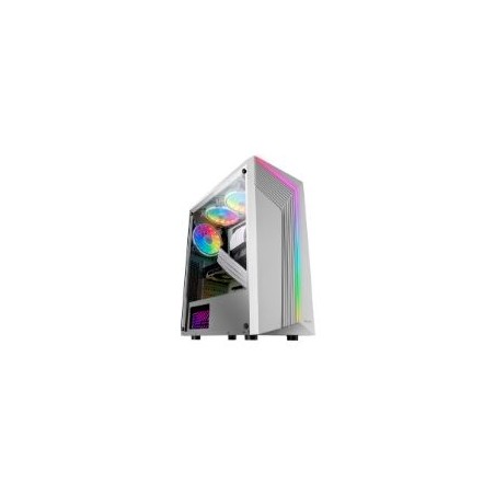 Caja Mars Gaming ARGB ATX mATX Mini-ITX Blanca (MCX7W)