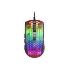 Ratón Mars Gaming Óptico USB-A 12800dpi RGB Negro (MMR)