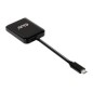Adaptador Club 3D USB-C/M a 2xDP/H Negro (CSV-1555) Adaptador Club 3D USB-C/M a 2xDP/H Negro (CSV-1555)