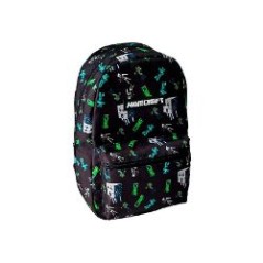 Mochila Minecraft Negro 40cm (MCJP224)