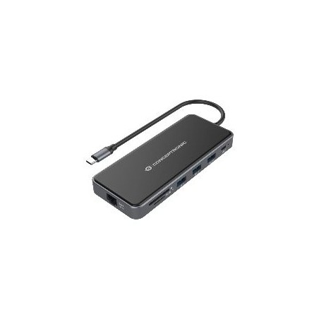 Docking CONCEPTRONIC USB-C 12en1 Gris (DONN15G)