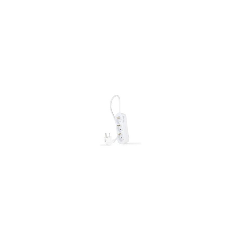 Regleta Nanocable 3xSchuko 1.4m Blanca (10.38.0003-NS) Regleta Nanocable 3xSchuko 1.4m Blanca (10.38.0003-NS)