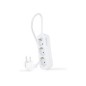 Regleta Nanocable 3xSchuko 1.4m Blanca (10.38.0003-NS) Regleta Nanocable 3xSchuko 1.4m Blanca (10.38.0003-NS)