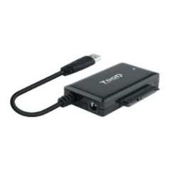 Adaptador TooQ USB-A a SATA 2.5"/3.5" Negro (TQHDA-01A)