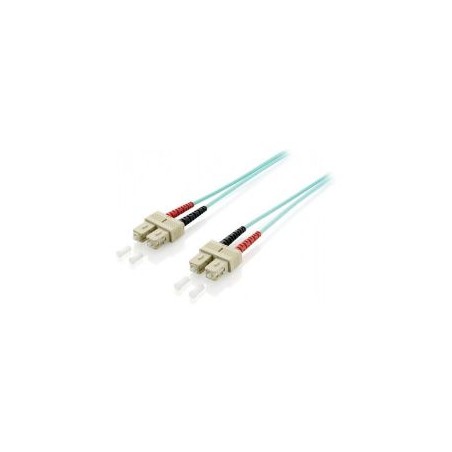 Fibra Óptica EQUIP SC/M a SC/M 2m Turquesa (EQ255322)