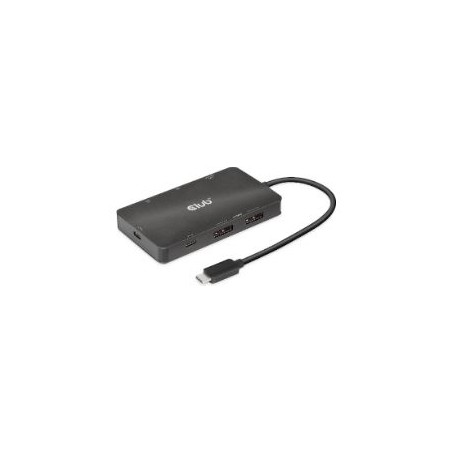 Docking Station Club 3D 7en1 USB-C Negro (CSV-1598)