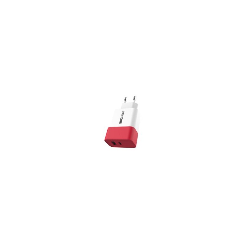 Cargador Pared PANTONE 15W 1USB-A 1USB-C (PT-PDAC02R1)