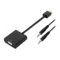 Adaptador AISENS HDMI/M a USB-A/M+DP/M 1.8m (A122-0641)