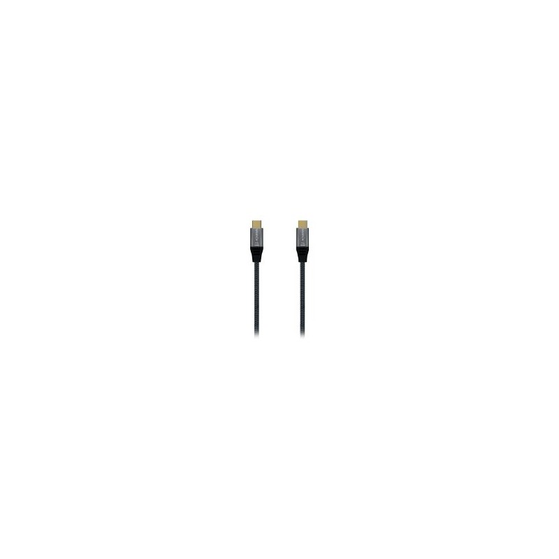 Cable AISENS USB-C 4/M a USB-C 4/M 2m Gris (A107-0634)